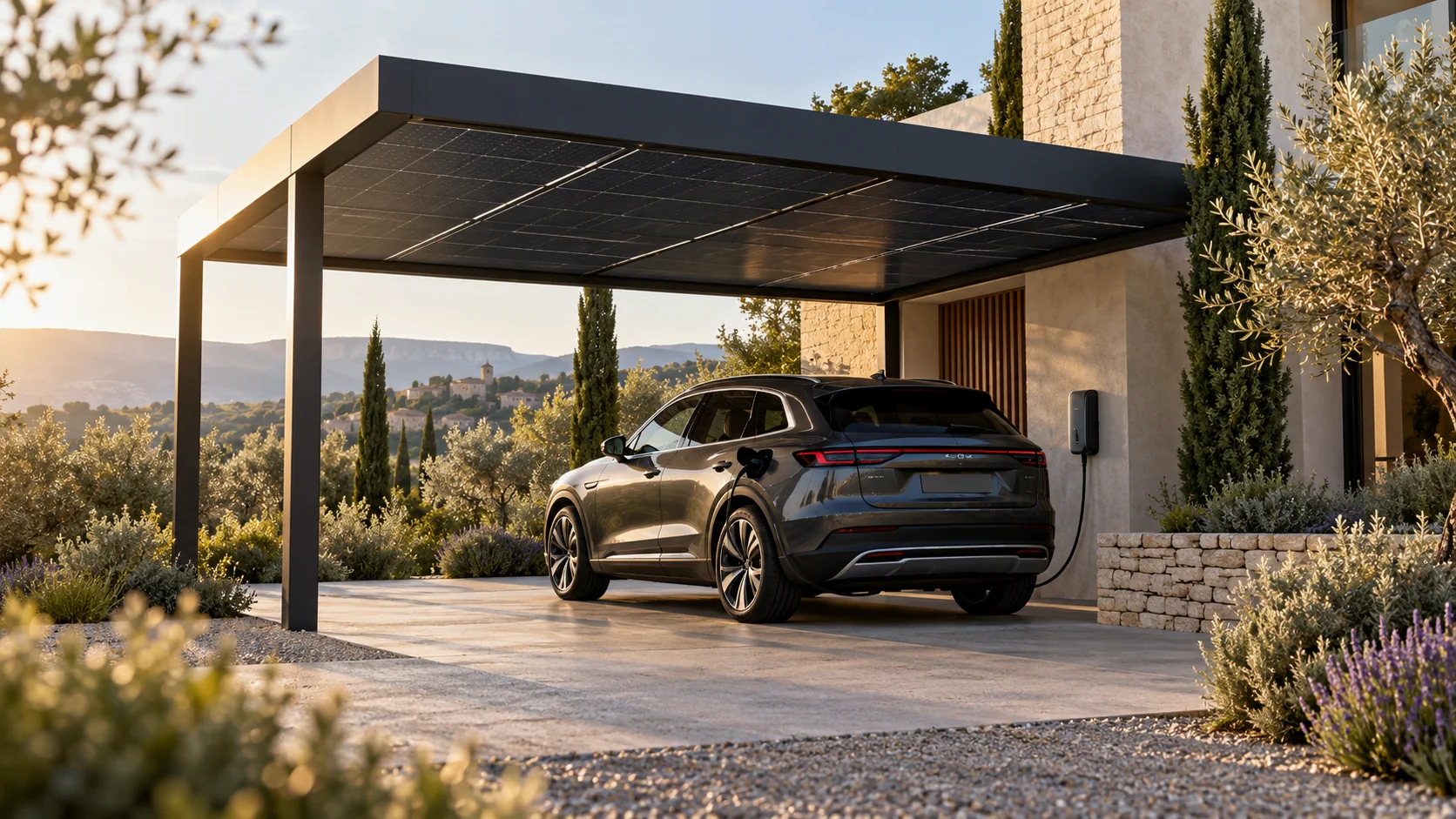 Carport photovoltaïque